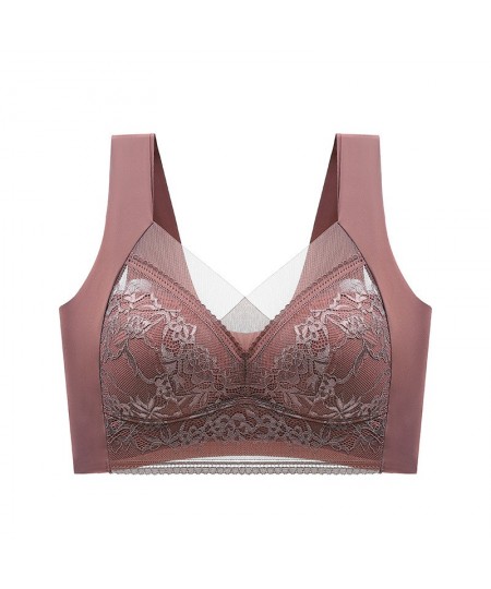 Comfortable Underwear Top Seamless Women's Bras Large Size Tops Support No Steel Ring Underwear Yoga Fitness Sleep Vest $26.3...