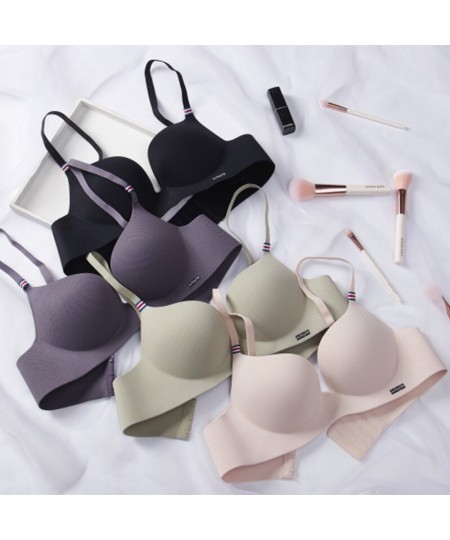 1Pcs Seamless Bra Tops For Young Woman Bralette Active Wire Free Push Up Female Lingerie Solid Soft Underwear For Woman $21.0...