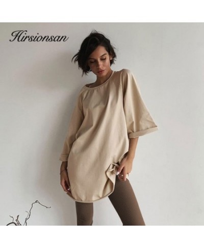 Summer Cotton Loose Sets Women 2023 Oversized Two Pieces T Shirts and High Waist Knitted Shorts Outfits Tracksuit $64.47 - Su...