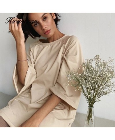 Summer Cotton Loose Sets Women 2023 Oversized Two Pieces T Shirts and High Waist Knitted Shorts Outfits Tracksuit $64.47 - Su...