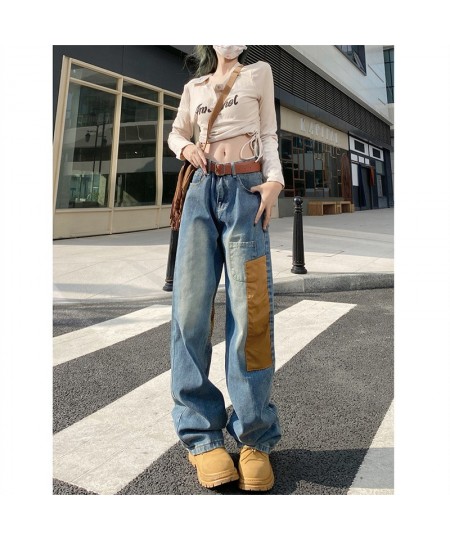 Vintage Clothes Women's Pants Female Clothing Pant Jeans Women Y2k Korean Fashion Baggy Jeans Woman High Waist Streetwear $51...