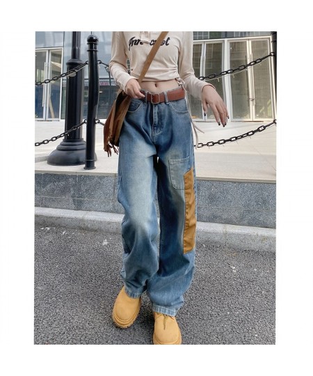 Vintage Clothes Women's Pants Female Clothing Pant Jeans Women Y2k Korean Fashion Baggy Jeans Woman High Waist Streetwear $51...