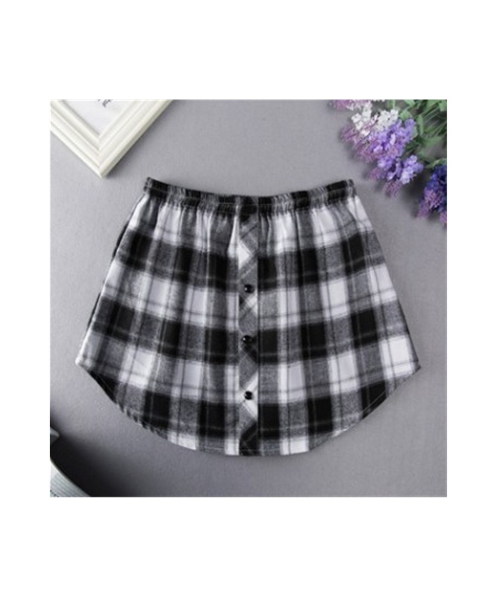 Shirt Extenders Layering Fake Top Lower Sweep Shirt Extender Asjustable Mini Skirt for Women Girls $21.90 - Skirts