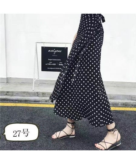 Fashion Cotton Women Floral Print Skirt Side Tie Beach Skirts Summer High Waist Wrap Flower Long Skirt With Slit $21.60 - Skirts