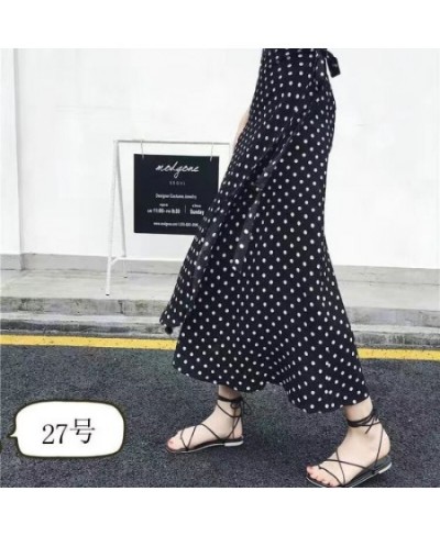 Fashion Cotton Women Floral Print Skirt Side Tie Beach Skirts Summer High Waist Wrap Flower Long Skirt With Slit $21.60 - Skirts