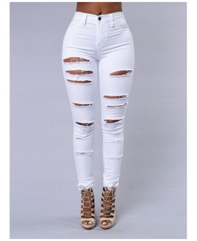 ripped jeans for women sexy skinny denim jeans fashion street casual pencil pants female spring and summer clothing $37.83 - ...