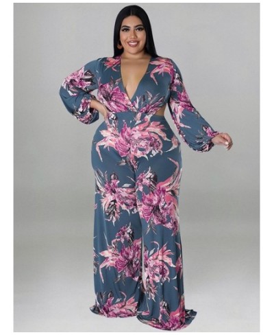 Clothing for Women Plus Size Jumpsuit Women Elegance Sexy Cut-out One Piece Long Sleeve Jumpsuit Wholesale Bulk $52.63 - Plus...