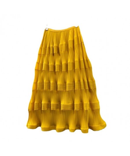 Pleated Cake Skirts Women Party Puff Skirts Fashion Pleated Skirt $52.41 - Skirts