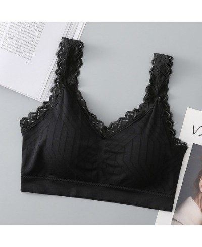 New Women's Wireless Seamless Bralette Top - Solid Color Comfortable & Sexy Underwear Vest for Female Women Bra $17.46 - Unde...