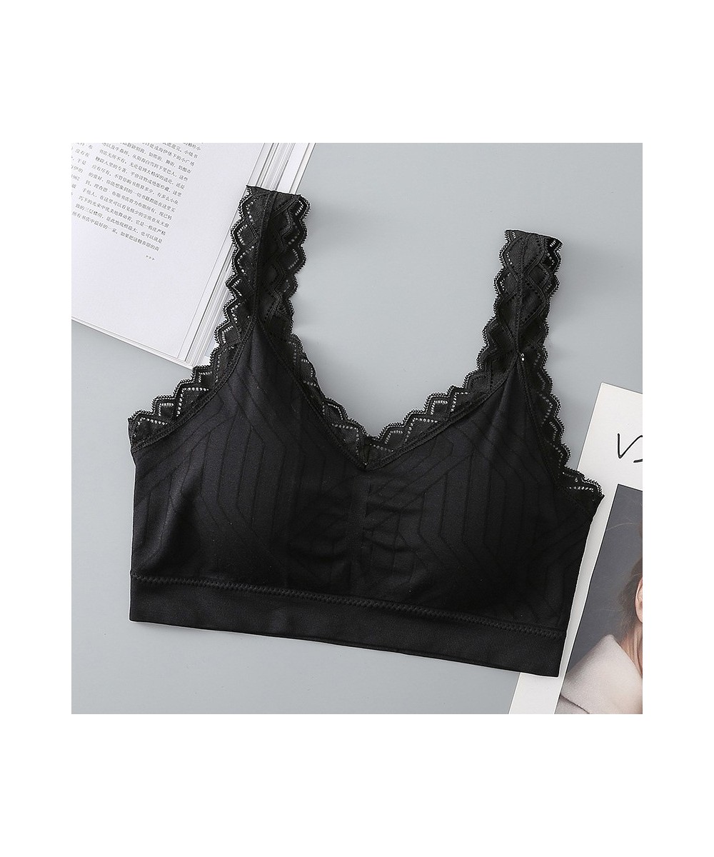 New Women's Wireless Seamless Bralette Top - Solid Color Comfortable & Sexy Underwear Vest for Female Women Bra $17.46 - Unde...