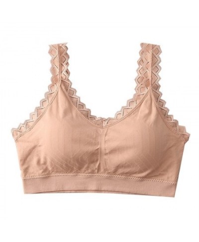 New Women's Wireless Seamless Bralette Top - Solid Color Comfortable & Sexy Underwear Vest for Female Women Bra $17.46 - Unde...