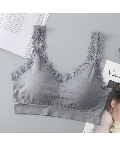 New Women's Wireless Seamless Bralette Top - Solid Color Comfortable & Sexy Underwear Vest for Female Women Bra $17.46 - Unde...