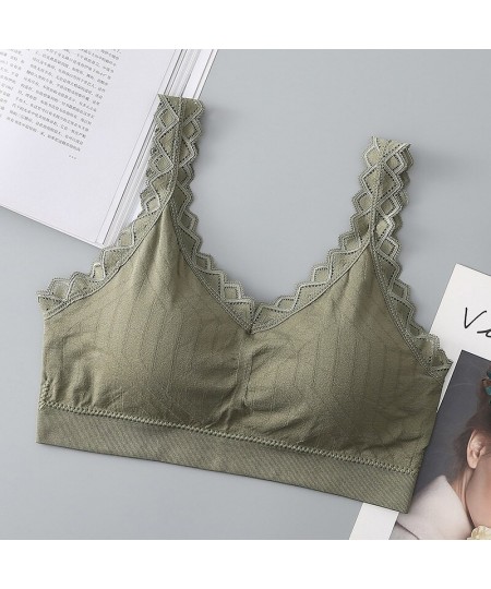 New Women's Wireless Seamless Bralette Top - Solid Color Comfortable & Sexy Underwear Vest for Female Women Bra $17.46 - Unde...