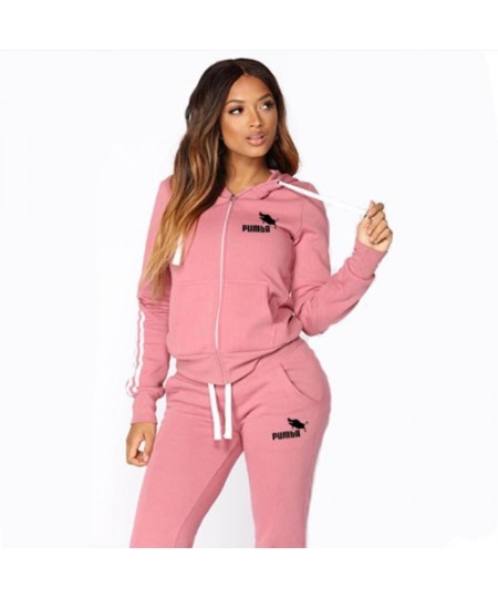 2023 Spring Tracksuit Womens 2 Piece Sets Print Hoodies+Pants Sportwear Women's Sports Suit Hooded Zippers Sweatshirt Set $40...