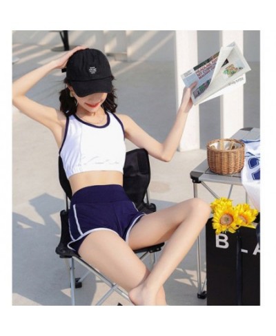 Korean Bikini Sets Women Vacation 3 Pieces Summer Popular New Fashion Beachwear Chic Slim Sexy Swimsuits High Waist Soft Ladi...