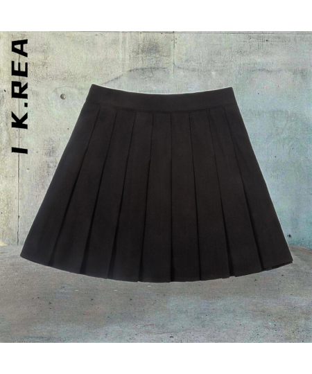 Skirts High Waist Sexy Mini Skirt Fashion Solid Women New Elegant Skirts For Women Safety Pants Pleated Y2K Mini Skirts $23.4...