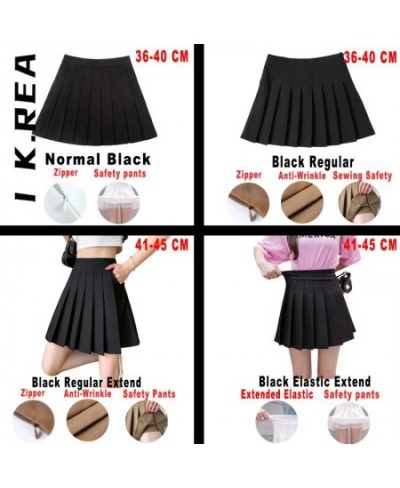 Skirts High Waist Sexy Mini Skirt Fashion Solid Women New Elegant Skirts For Women Safety Pants Pleated Y2K Mini Skirts $23.4...