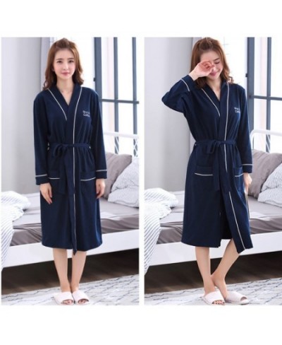 Cotton Robe Women's Nightwear Belt Bathrobes Lace Up Sleepwear Muslin Women'S Home Clothes Solid Color Robes Women Nightie $3...