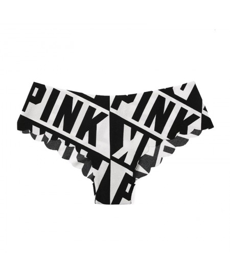 Women Sports Panties Underwear Seamless PINK Letters Briefs Mid Waist Female Comfort Intimates Soft Lingerie Sexy Comfort $19...