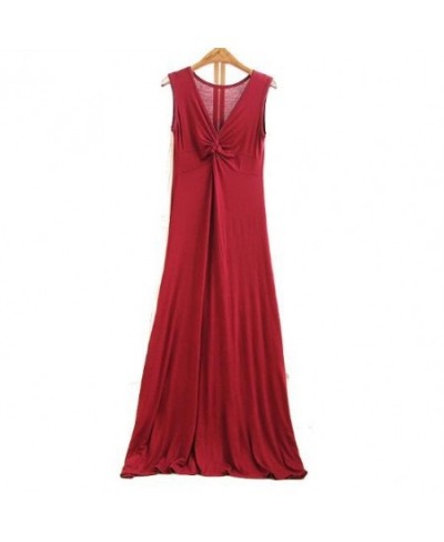 New sexy nightwear nightdress women sleeveless long night wear dress modal cotton soft nightgowns female night gown nightshir...