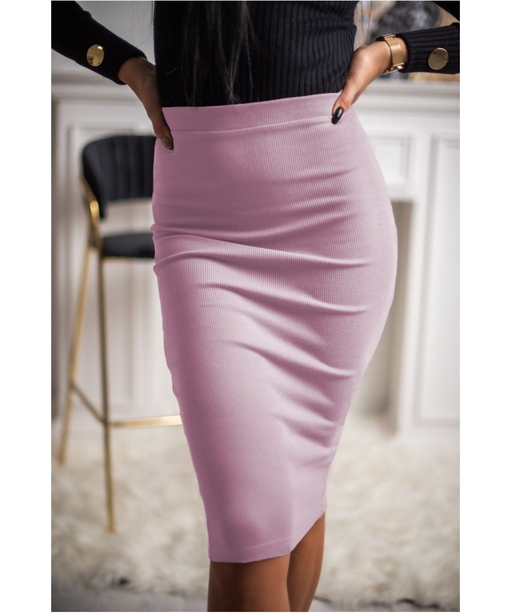 Autumn Winter 2022 Women's New Elegant Sheath Midi Skirts High Waist Solid Color Chic Wrap Skirt Pencil Skirt $29.59 - Skirts