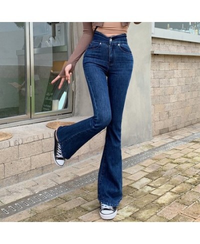 2023 Spring New Stretch Jeans Women High Waist Slim Flare Denim Pants Skinny Jeans Trousers Female 0207 $49.93 - Jeans