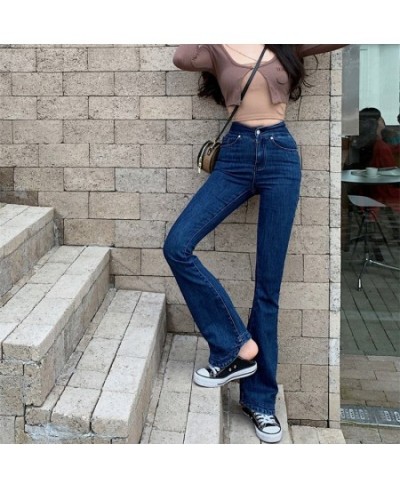 2023 Spring New Stretch Jeans Women High Waist Slim Flare Denim Pants Skinny Jeans Trousers Female 0207 $49.93 - Jeans