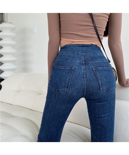 2023 Spring New Stretch Jeans Women High Waist Slim Flare Denim Pants Skinny Jeans Trousers Female 0207 $49.93 - Jeans