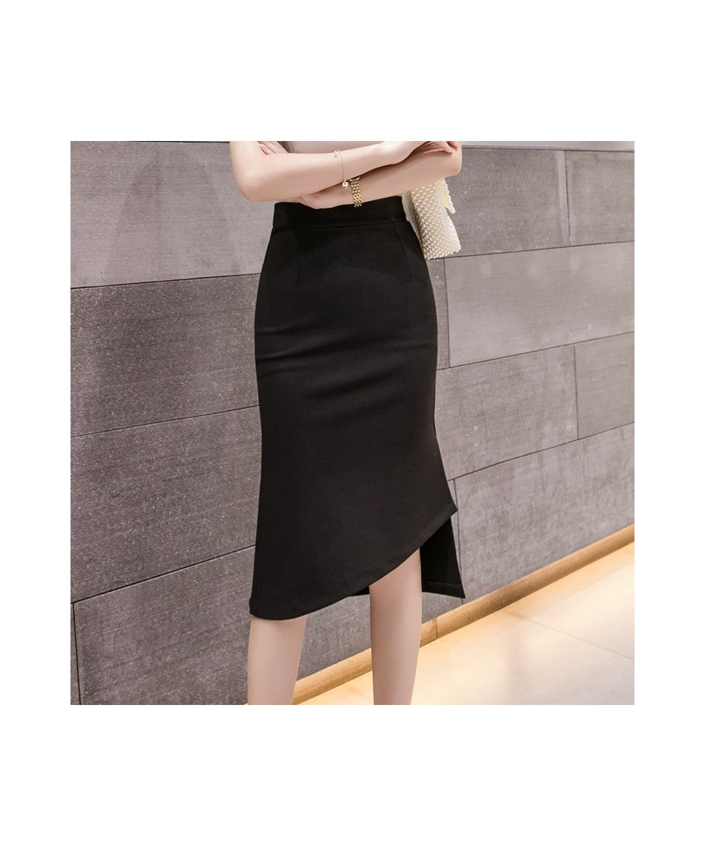 Oversized High Waist Skirt Women 2023 Fashion Summer Red Long Skirts Womens Korean Style Irregular Office Sexy Black Skirt $3...