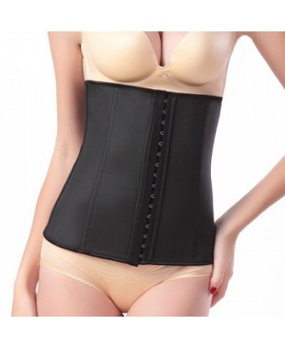 Women's 25 Steel Bone Latex Waist Trainer Shapewear Waist Cincher Body Shaper Waist Control Corset Zipper Slimming Shaper Bel...