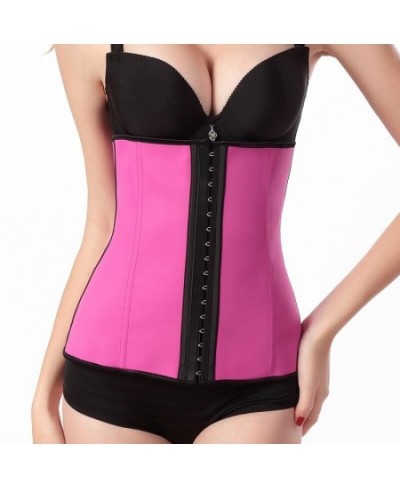 Women's 25 Steel Bone Latex Waist Trainer Shapewear Waist Cincher Body Shaper Waist Control Corset Zipper Slimming Shaper Bel...