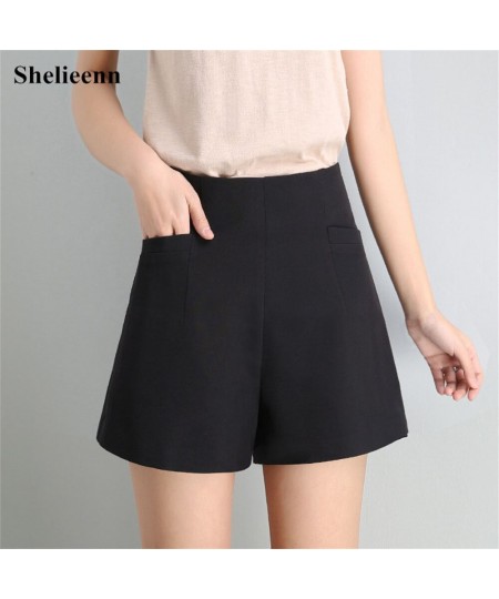 2023 Korean Style Shorts for Women Shorts Summer Casual High Waist A-line Shorts Solid Wide Leg Chiffon Shorts S/XXXL $26.74 ...