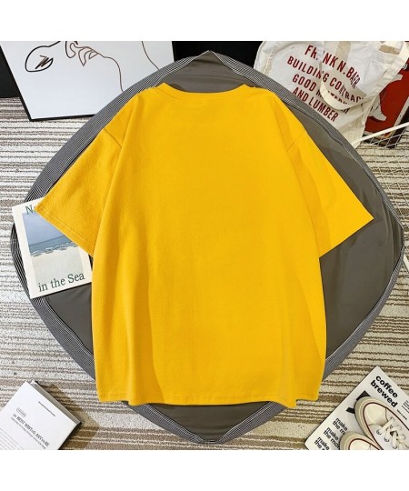 Summer Short Sleeve T-shirts Women Cotton Plus Size Solid Basic T Shirt Female Casual O-neck Hipster Tee Shirts Tops $31.67 -...