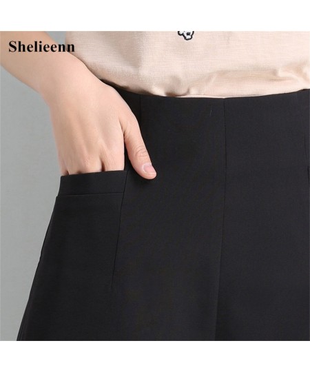 2023 Korean Style Shorts for Women Shorts Summer Casual High Waist A-line Shorts Solid Wide Leg Chiffon Shorts S/XXXL $26.74 ...