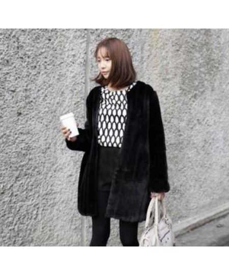 New winter grass leather jacket female Korean fur stripes coat $69.57 - Jackets & Coats