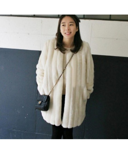 New winter grass leather jacket female Korean fur stripes coat $69.57 - Jackets & Coats