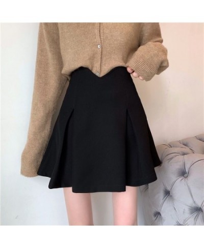 Skirts Women Trendy Student Mini Pleated All-match Streetwear Solid Ulzzang Summer Elegant Female Retro Chic Simple $29.02 - ...