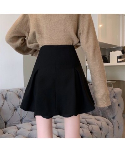 Skirts Women Trendy Student Mini Pleated All-match Streetwear Solid Ulzzang Summer Elegant Female Retro Chic Simple $29.02 - ...