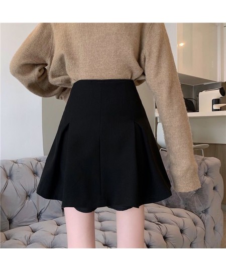 Skirts Women Trendy Student Mini Pleated All-match Streetwear Solid Ulzzang Summer Elegant Female Retro Chic Simple $29.02 - ...