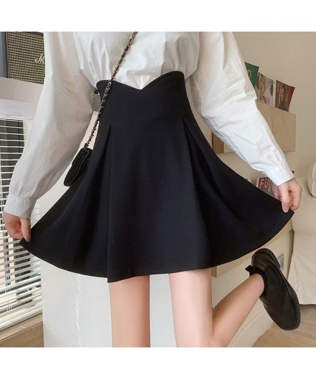 Skirts Women Trendy Student Mini Pleated All-match Streetwear Solid Ulzzang Summer Elegant Female Retro Chic Simple $29.02 - ...