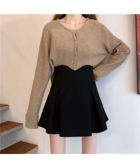 Skirts Women Trendy Student Mini Pleated All-match Streetwear Solid Ulzzang Summer Elegant Female Retro Chic Simple $29.02 - ...