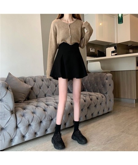 Skirts Women Trendy Student Mini Pleated All-match Streetwear Solid Ulzzang Summer Elegant Female Retro Chic Simple $29.02 - ...