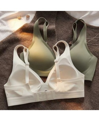 Seamless Women's Underwear Summer Thin Breathable Comfortable Small Chest Without Steel Rings Soft Support Bra Style Ladies S...