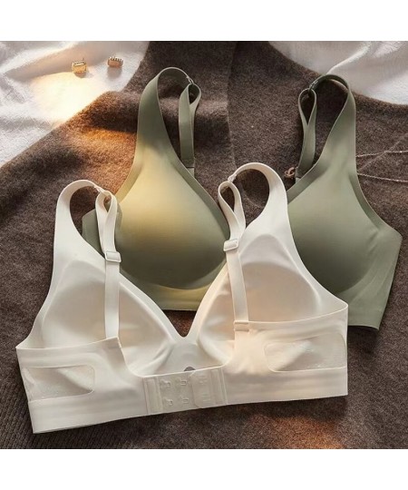 Seamless Women's Underwear Summer Thin Breathable Comfortable Small Chest Without Steel Rings Soft Support Bra Style Ladies S...