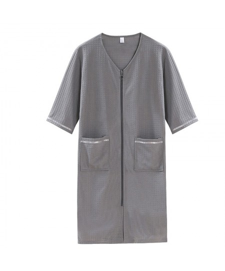 2022 New Autumn Fashion Zipper Flannel Robes Women Solid Spring Thin Bathrobes Sleepwear Short Night Dress Bride Nightwear $4...