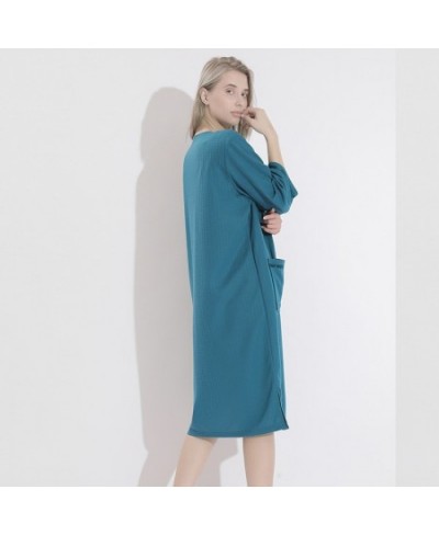 2022 New Autumn Fashion Zipper Flannel Robes Women Solid Spring Thin Bathrobes Sleepwear Short Night Dress Bride Nightwear $4...