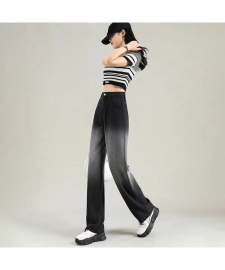 Black Jeans Woman Y2k Women's Pants Female Clothing Streetwear Korean Fashion Vintage Clothes Denim Straight Leg Jeans 2022 $...