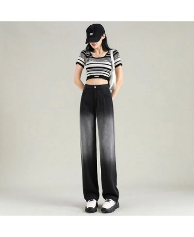 Black Jeans Woman Y2k Women's Pants Female Clothing Streetwear Korean Fashion Vintage Clothes Denim Straight Leg Jeans 2022 $...