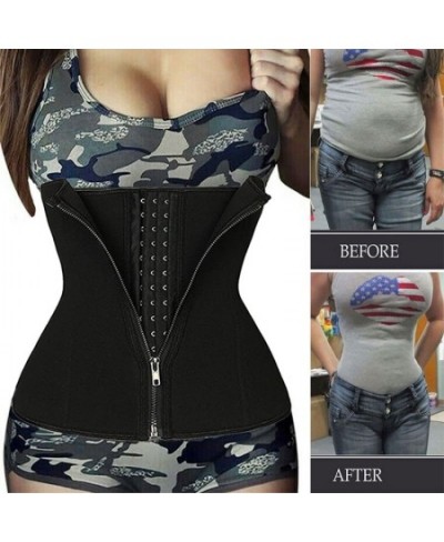 Neoprene Sweat Waist Trainer Belt Body Shaper Abdominal Trimmer Corset Fat Burning Outdoor Sports Girdle Belly Control $29.73...