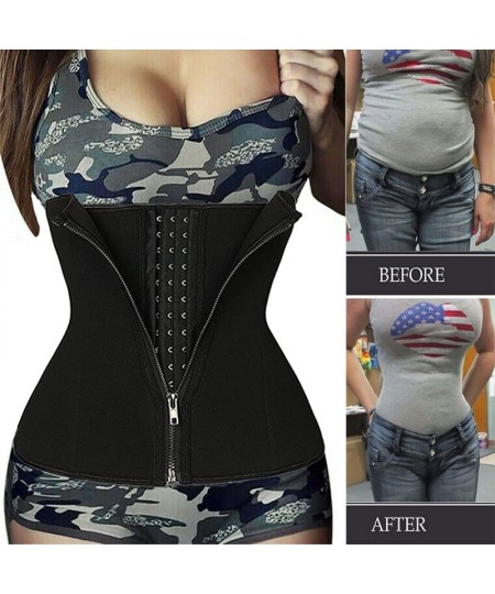 Neoprene Sweat Waist Trainer Belt Body Shaper Abdominal Trimmer Corset Fat Burning Outdoor Sports Girdle Belly Control $29.73...